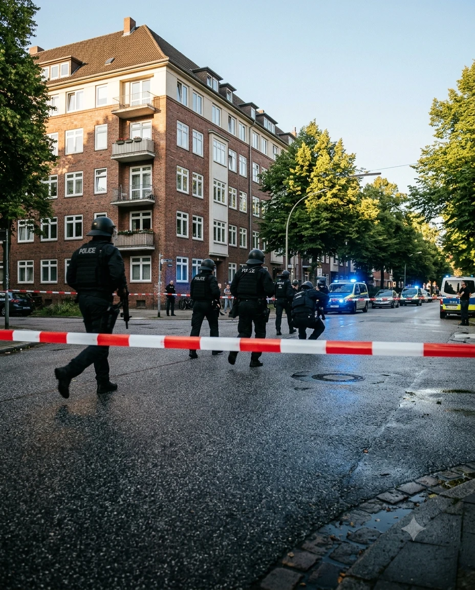 Hamburg'da Özel Harekat Operasyonu: 3 Türk Zanlı Yakalandı