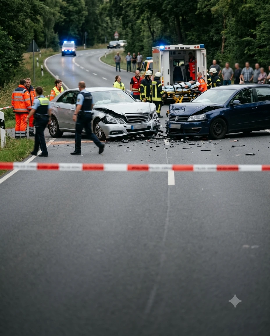 Barsinghausen'de Feci Kaza: İki Küçük Çocuk Ağır Yaralandı