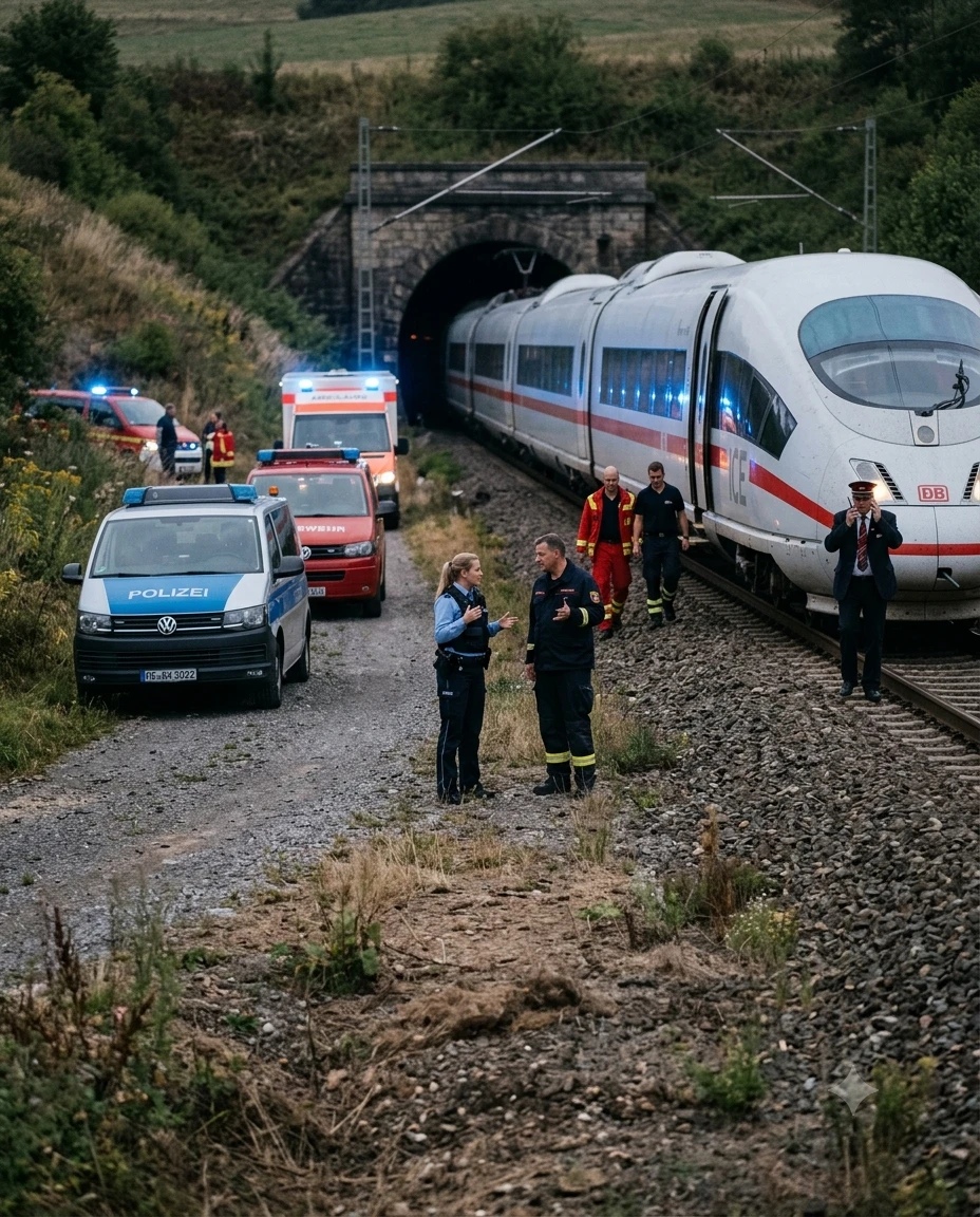 ICE Treninde Acil Kapı Alarmı: 230 Yolcu Tünelde Mahsur Kaldı