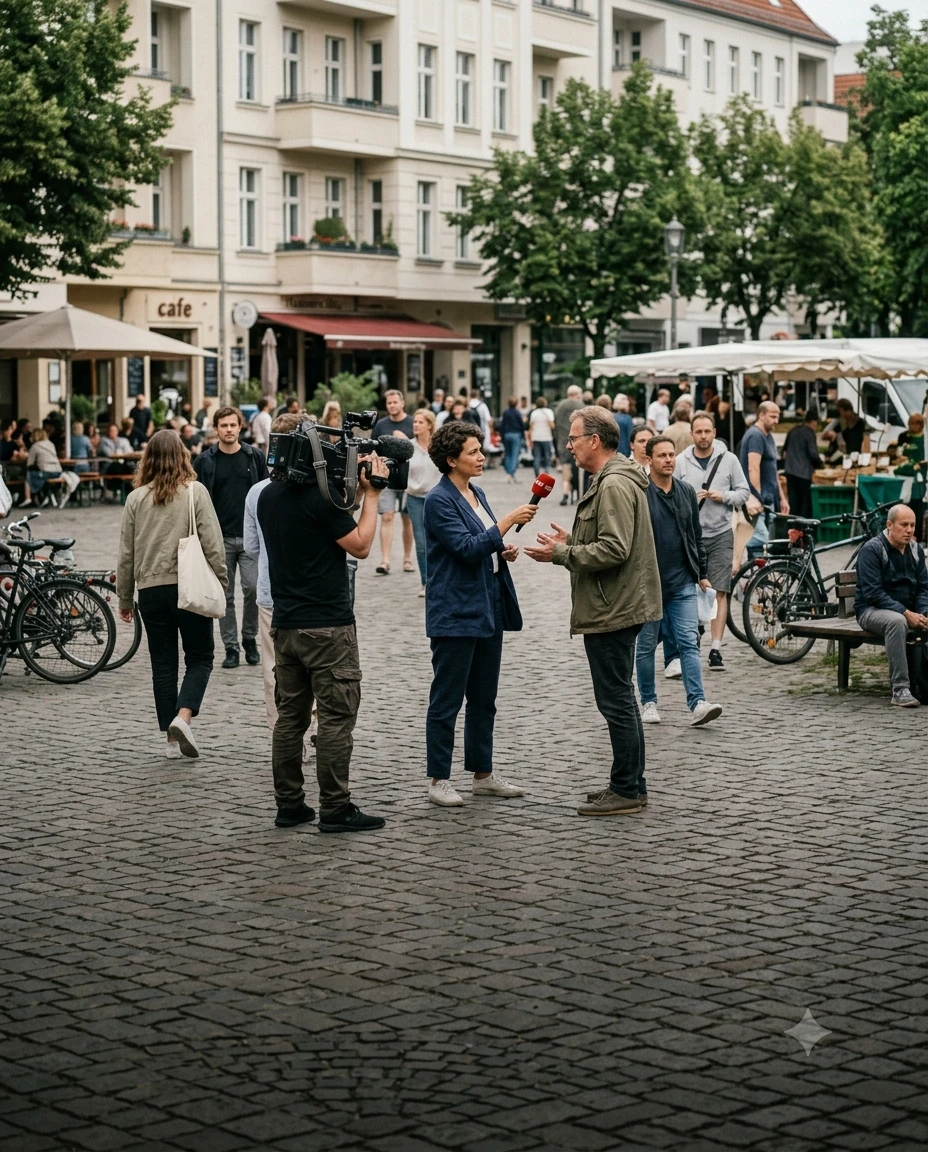 Berlin'de TV Ekibine Silahlı Tehdit: 19 Yaşındaki Zanlı Belirlendi