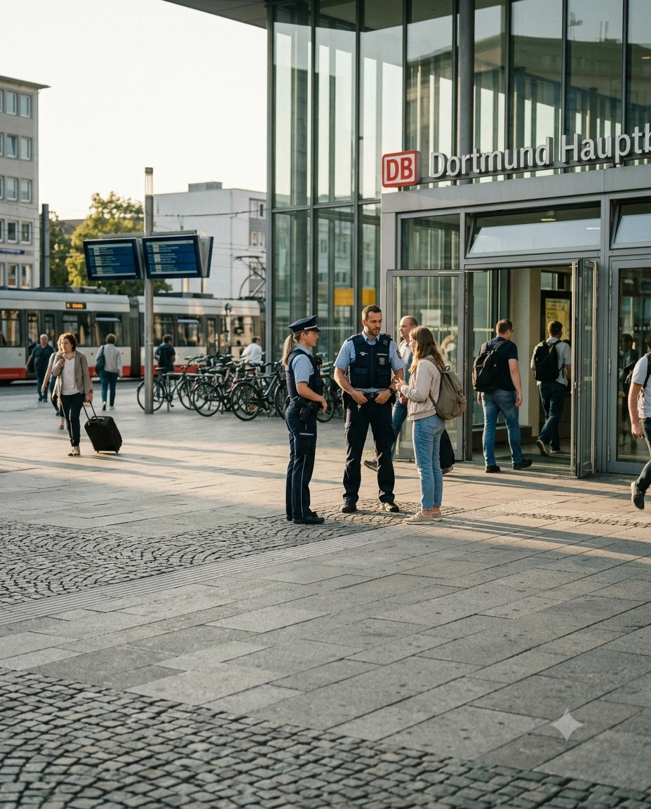 Dortmund'da Polise Saldıran 14 Yaşındaki Alman Kız Yakalandı