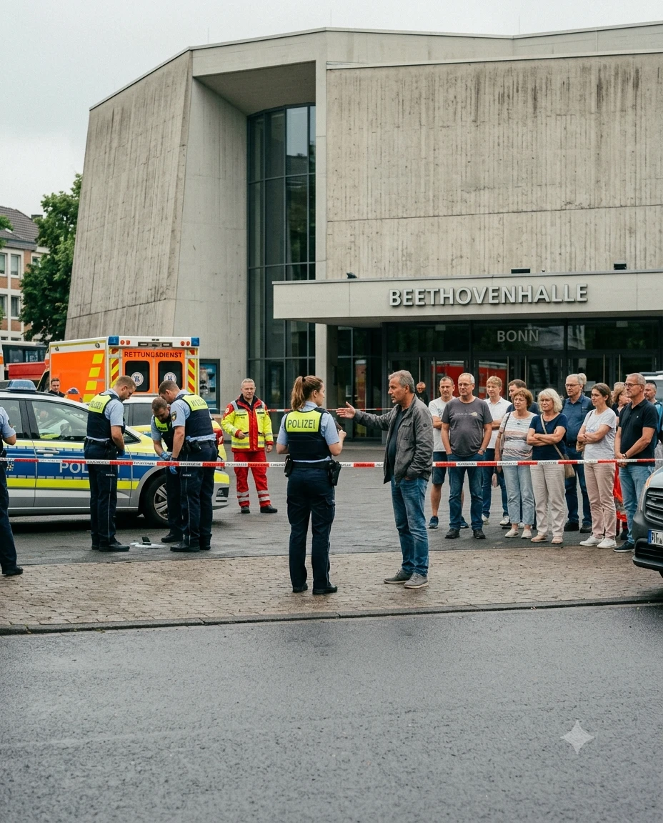 Bonn'da Polisten Kaçan Afgan Zanlı Yüksekten Düşüp Yaralandı