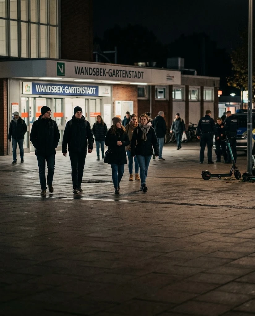 Hamburg'da İstasyonda Gasp ve Darp: Bir Kişi Ağır Yaralandı