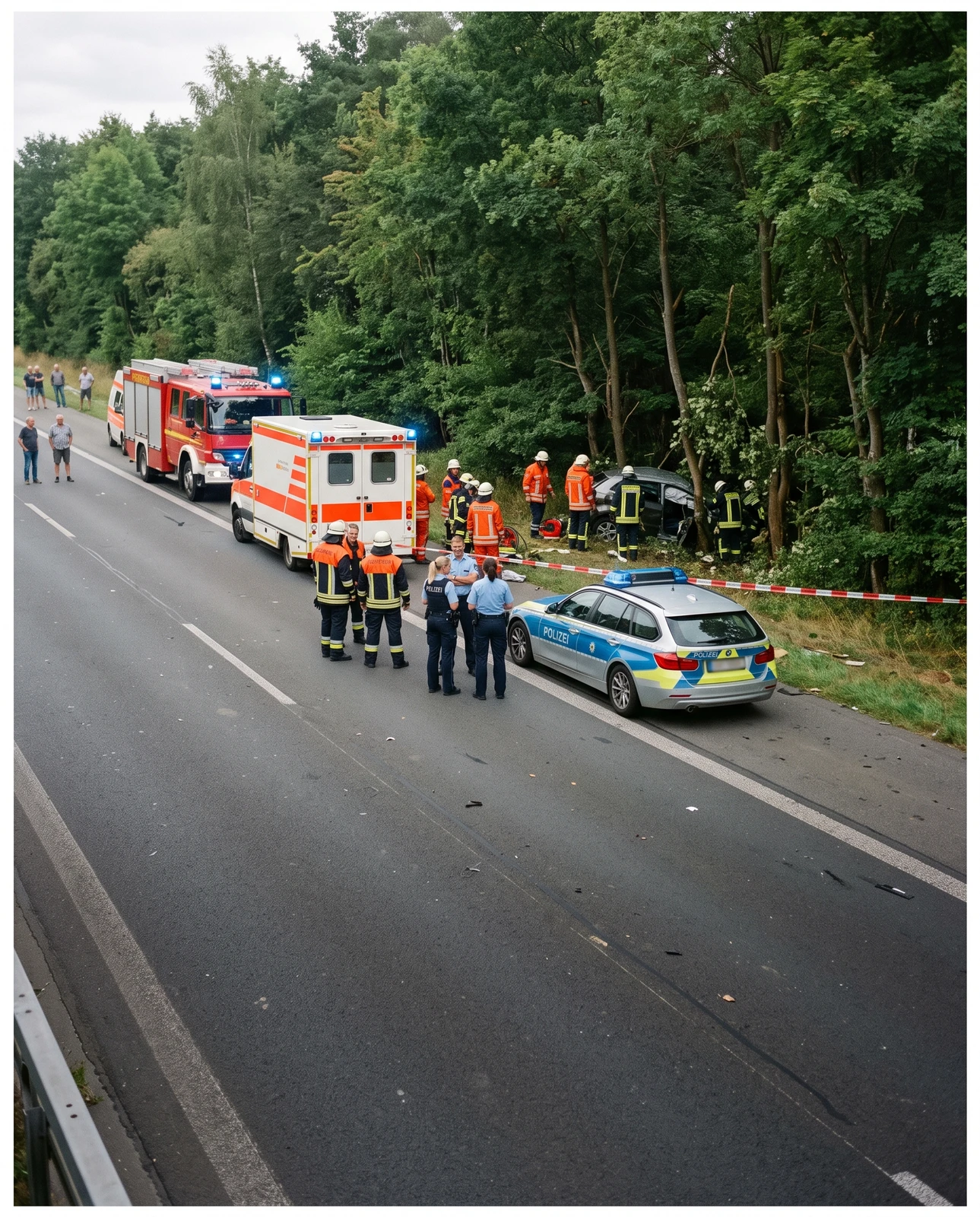 Nentershausen'da Trafik Kazası: 1 Ölü, 3 Ağır Yaralı
