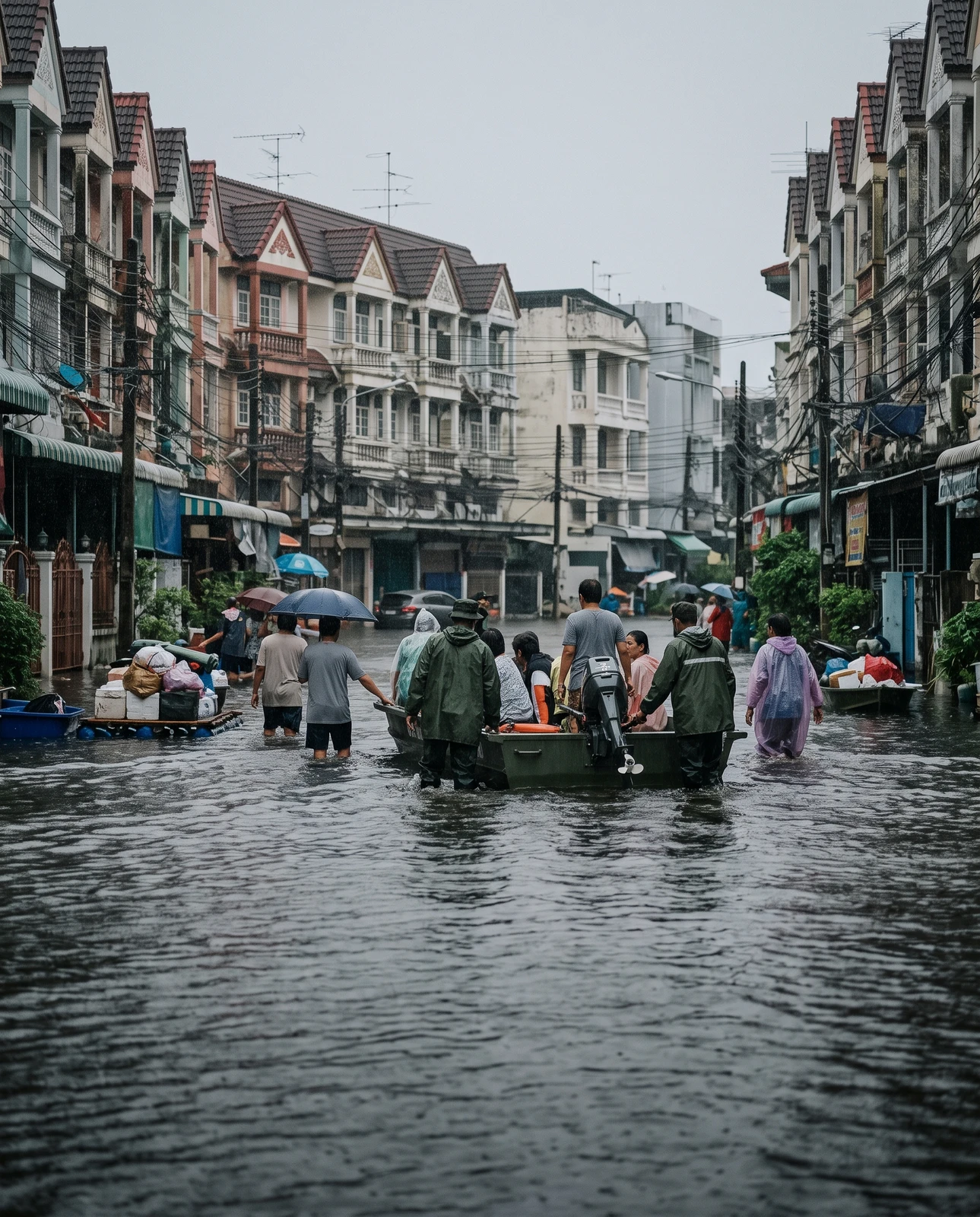 Tayland'daki Şiddetli Sellerde 8 Kişi Hayatını Kaybetti