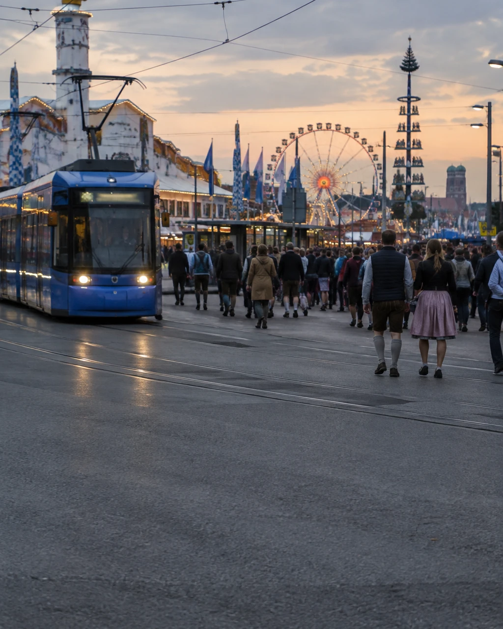 Münih'te Oktoberfest Yoğunluğu: Ana Girişler Geçici Olarak Kapatıldı