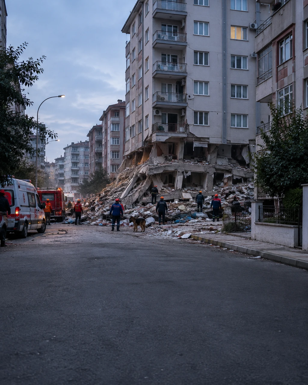 Maltepe’de 7 Katlı Binanın İlk Üç Katı Çöktü: 5 Kişi Kurtarıldı