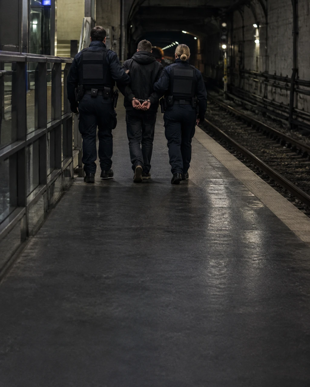 Hamburg'da Tünelde Uyuyan Adam Polise Direndi: Gözaltına Alındı