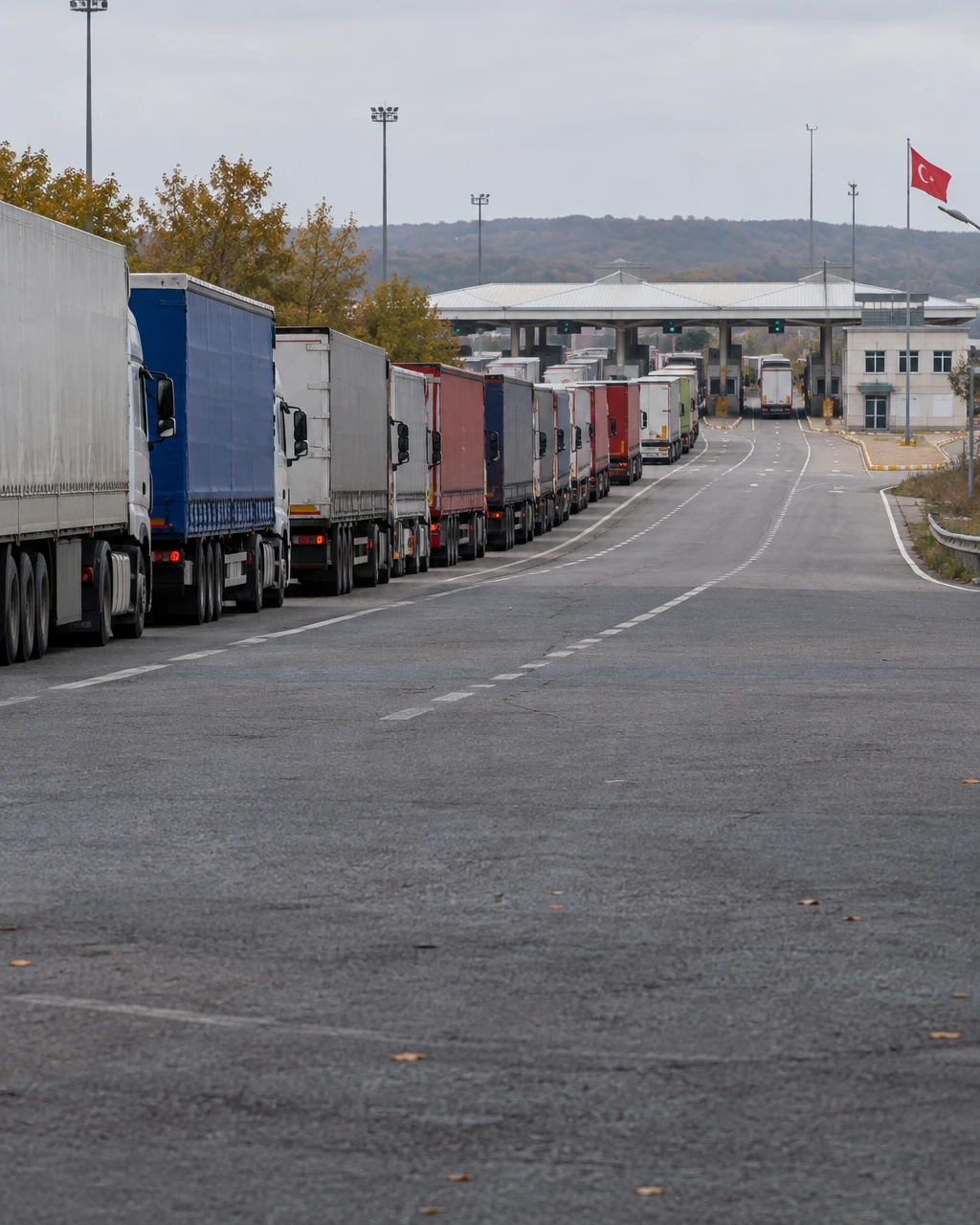 Hamzabeyli'de Tır Kuyruğu: Sıra 30 Kilometreye Ulaştı