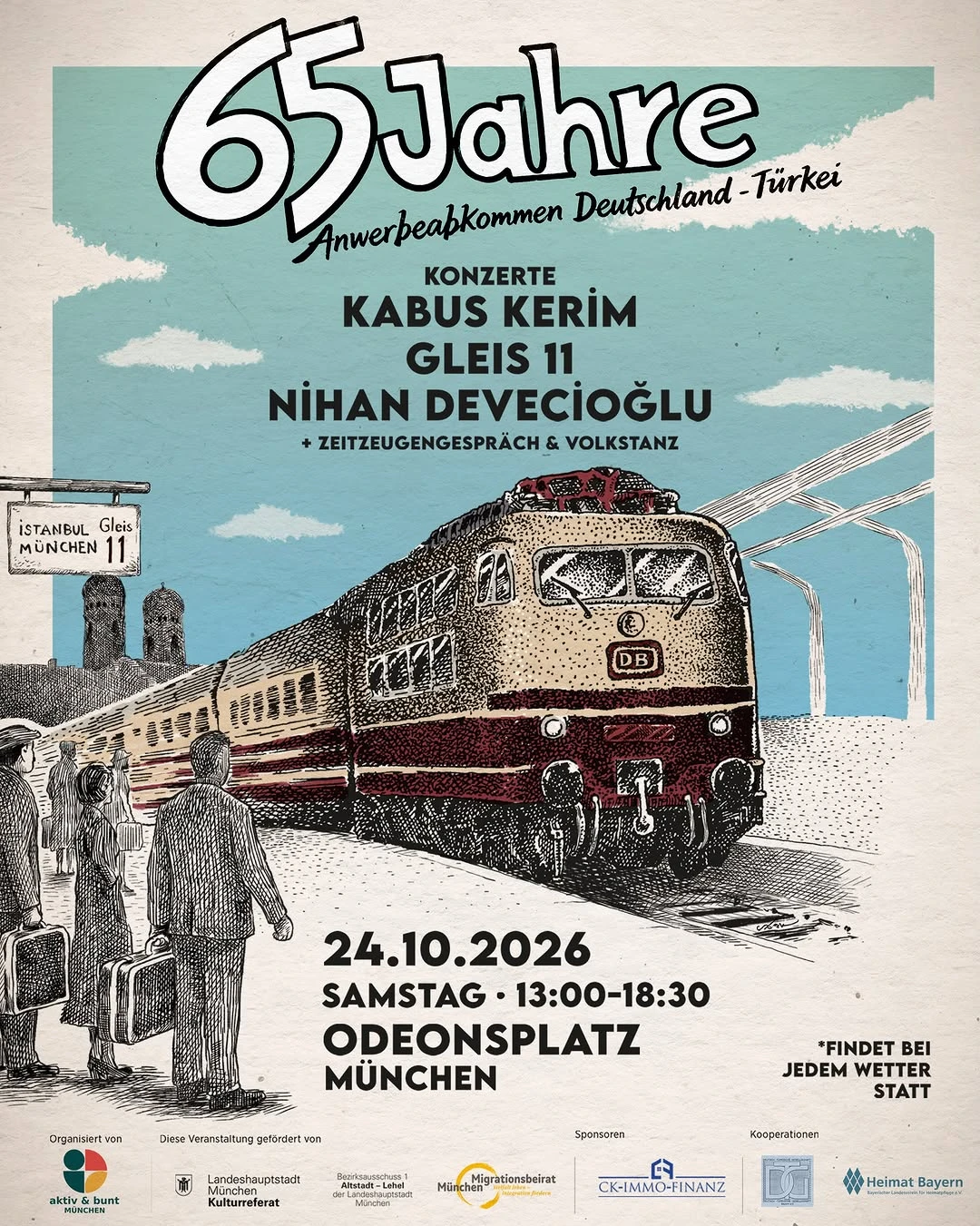 Münih'te İşçi Göçünün 65. Yılı: Müzik ve Halk Oyunlarıyla Anılacak