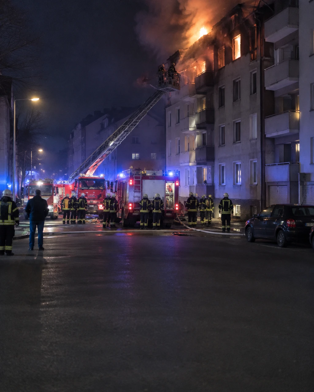 Bochum-Hofstede'de Apartman Yangını: 3 Ölü, 5 Yaralı